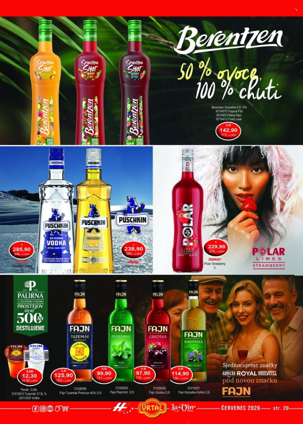 Leták Vrtal - 1. 7. 2026 - 31. 7. 2026. Strana 20