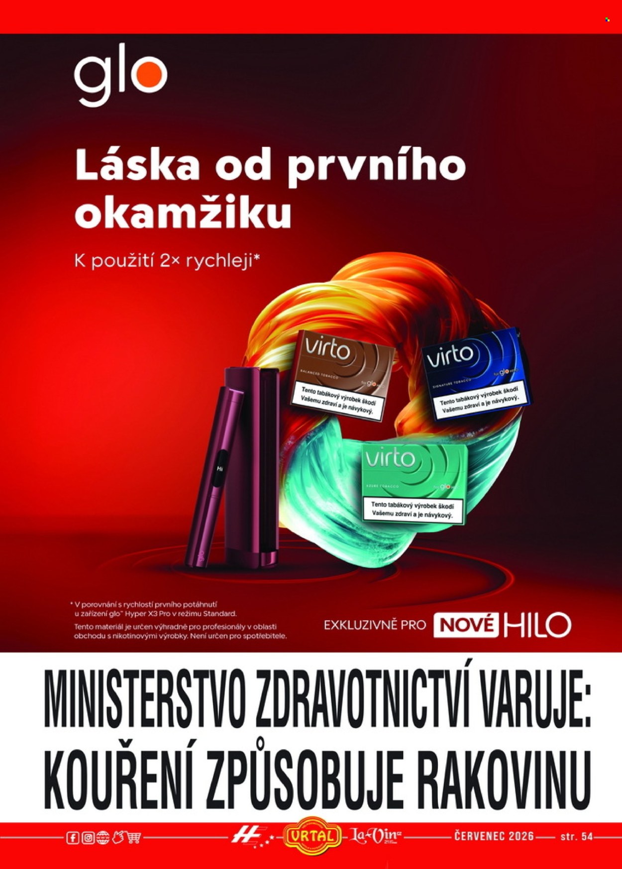 Leták Vrtal - 1. 7. 2026 - 31. 7. 2026. Strana 54
