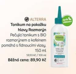ALTERA Tonikum na pokožku hlavy Rozmarýn