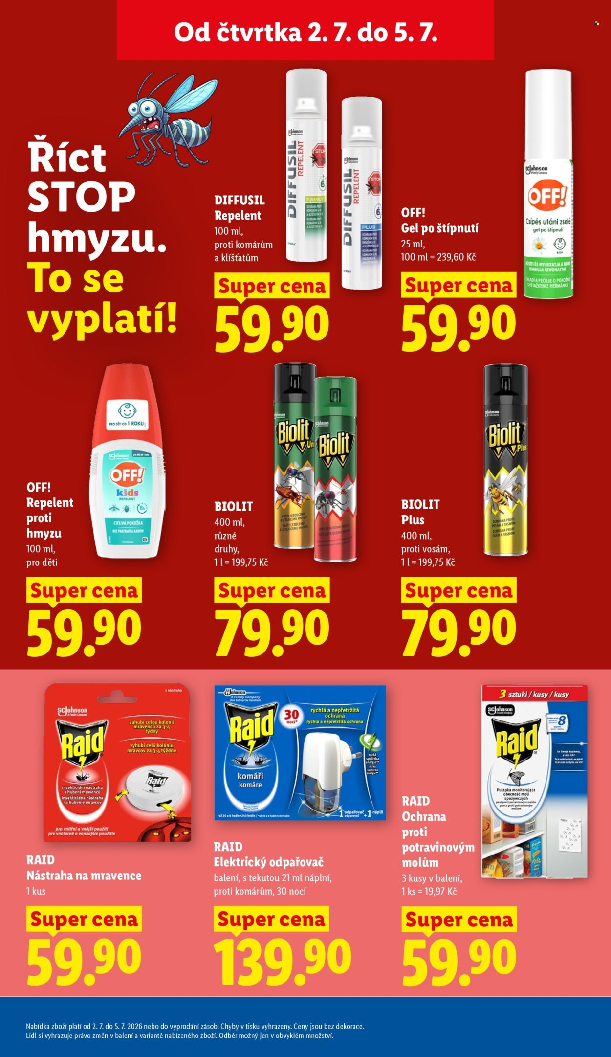 Leták Lidl - 2. 7. 2026 - 5. 7. 2026. Strana 19