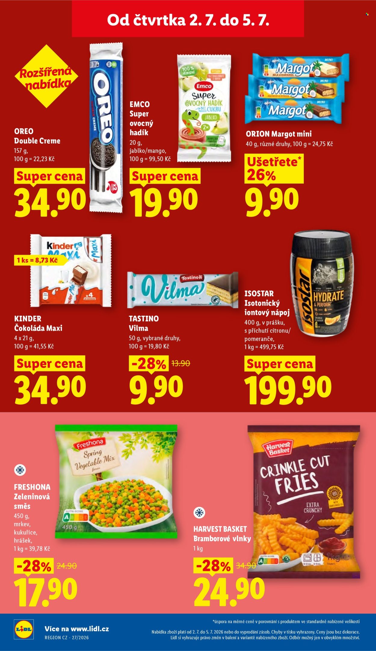 Leták Lidl - 2. 7. 2026 - 5. 7. 2026. Strana 22