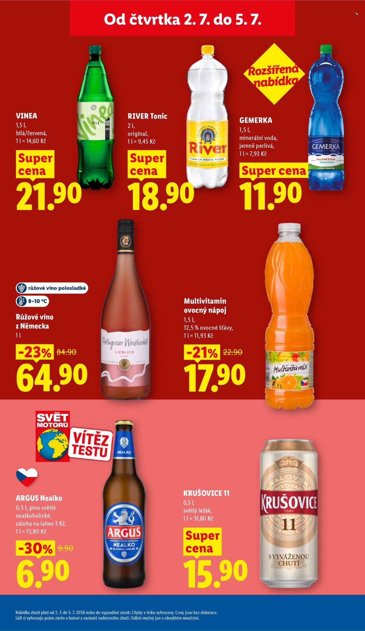 Leták Lidl - 2. 7. 2026 - 5. 7. 2026. Strana 23
