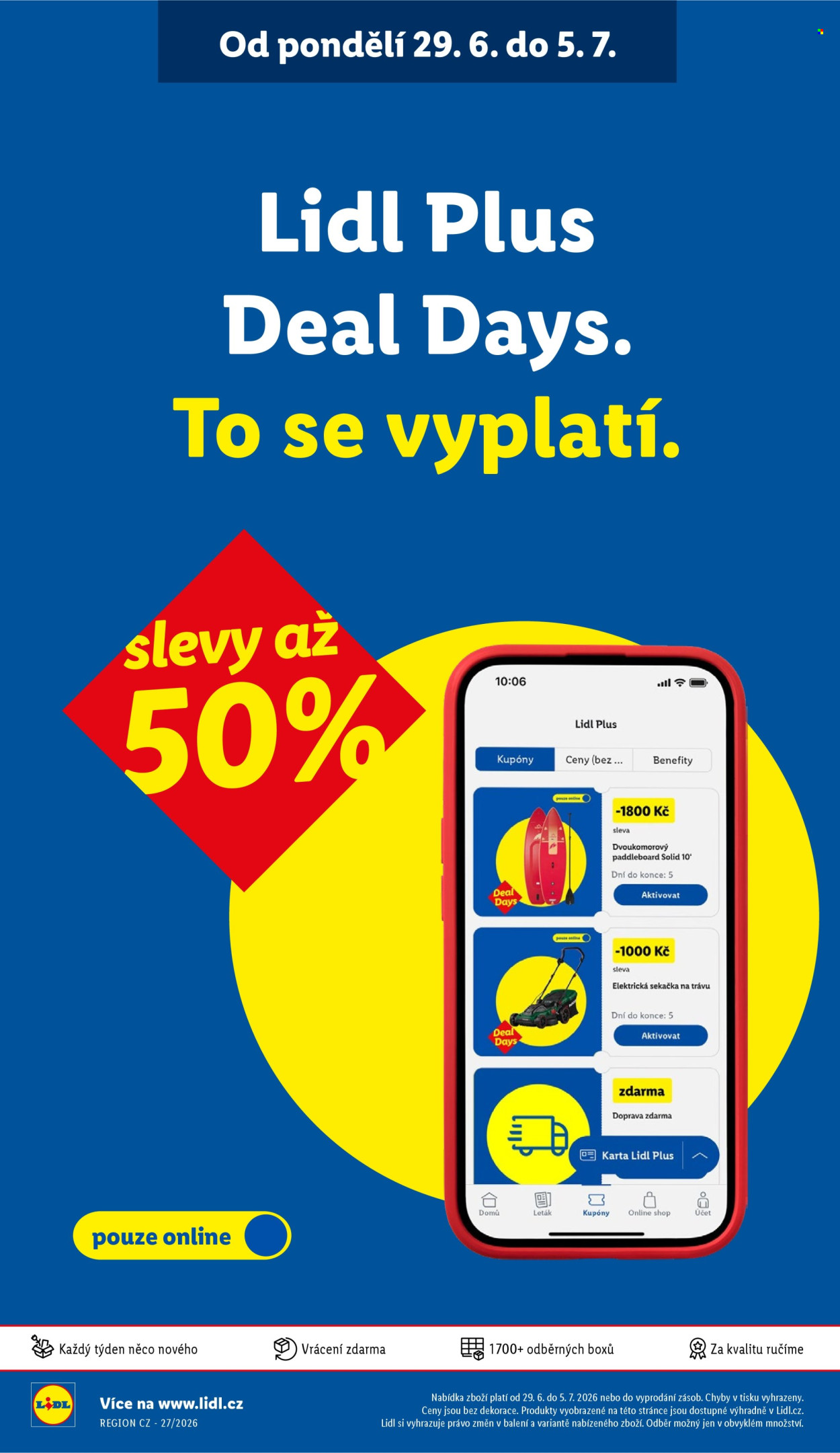 Leták Lidl - 2. 7. 2026 - 5. 7. 2026. Strana 44