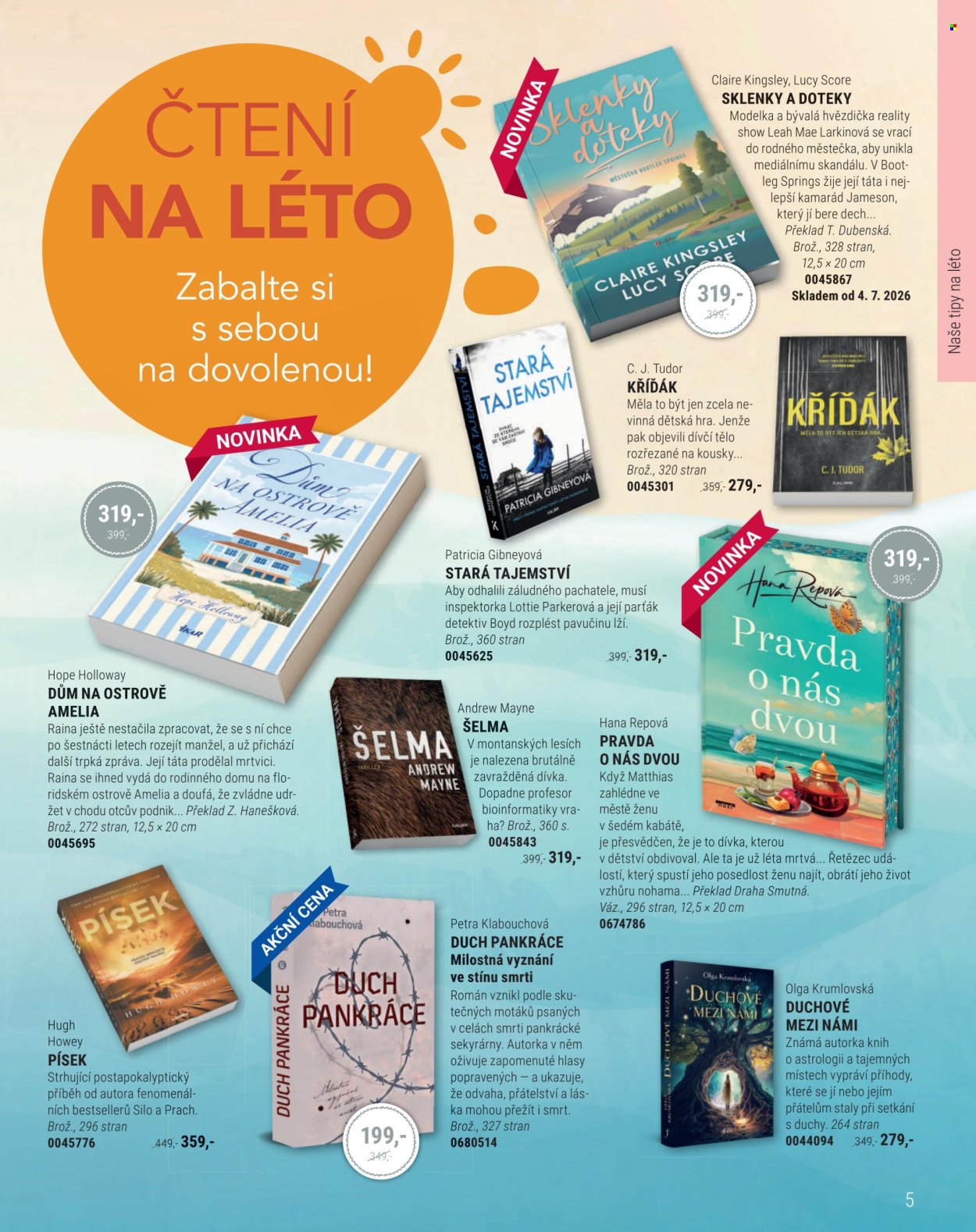 Leták Knižní klub - 1. 7. 2026 - 31. 8. 2026. Strana 5