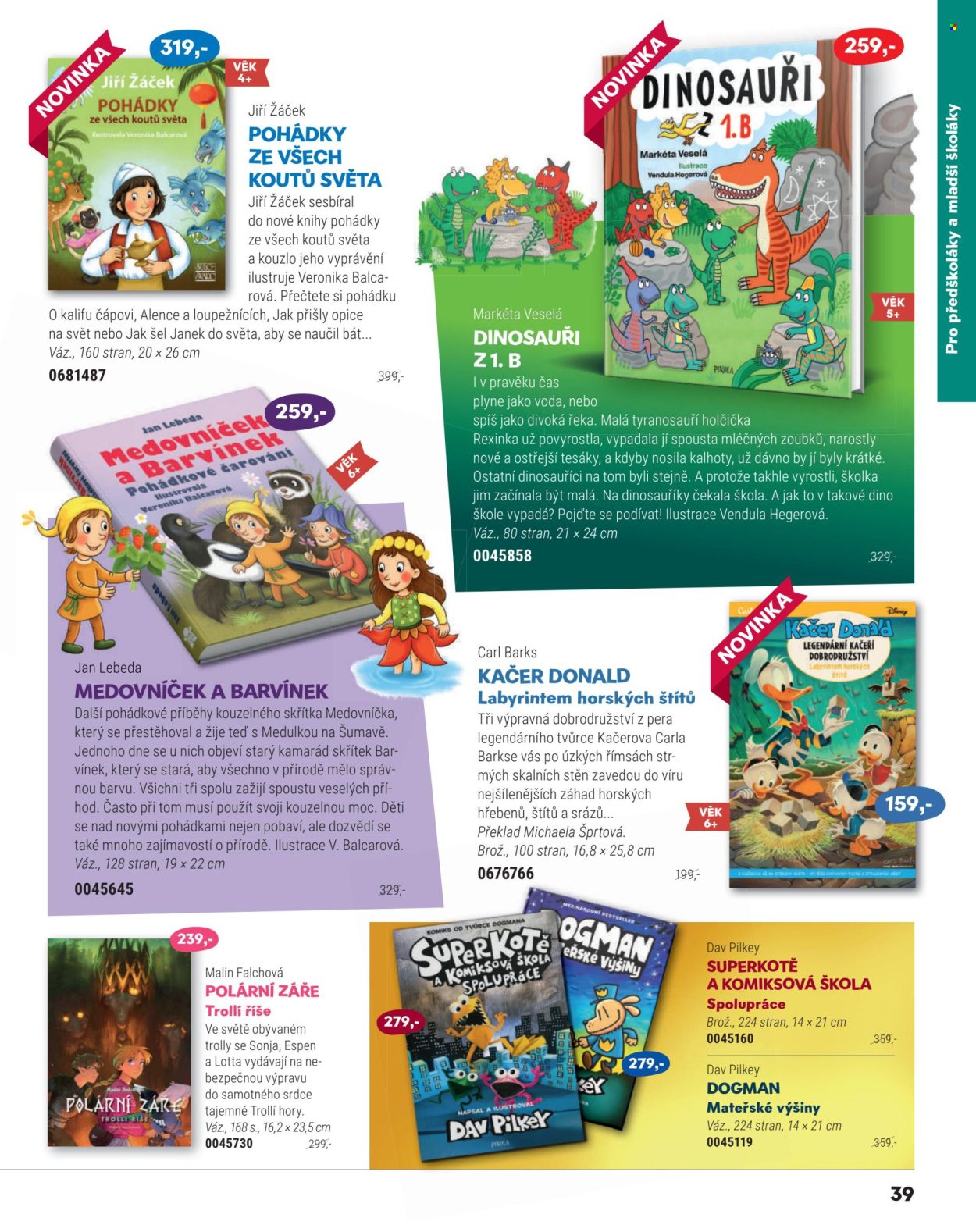Leták Knižní klub - 1. 7. 2026 - 31. 8. 2026. Strana 39