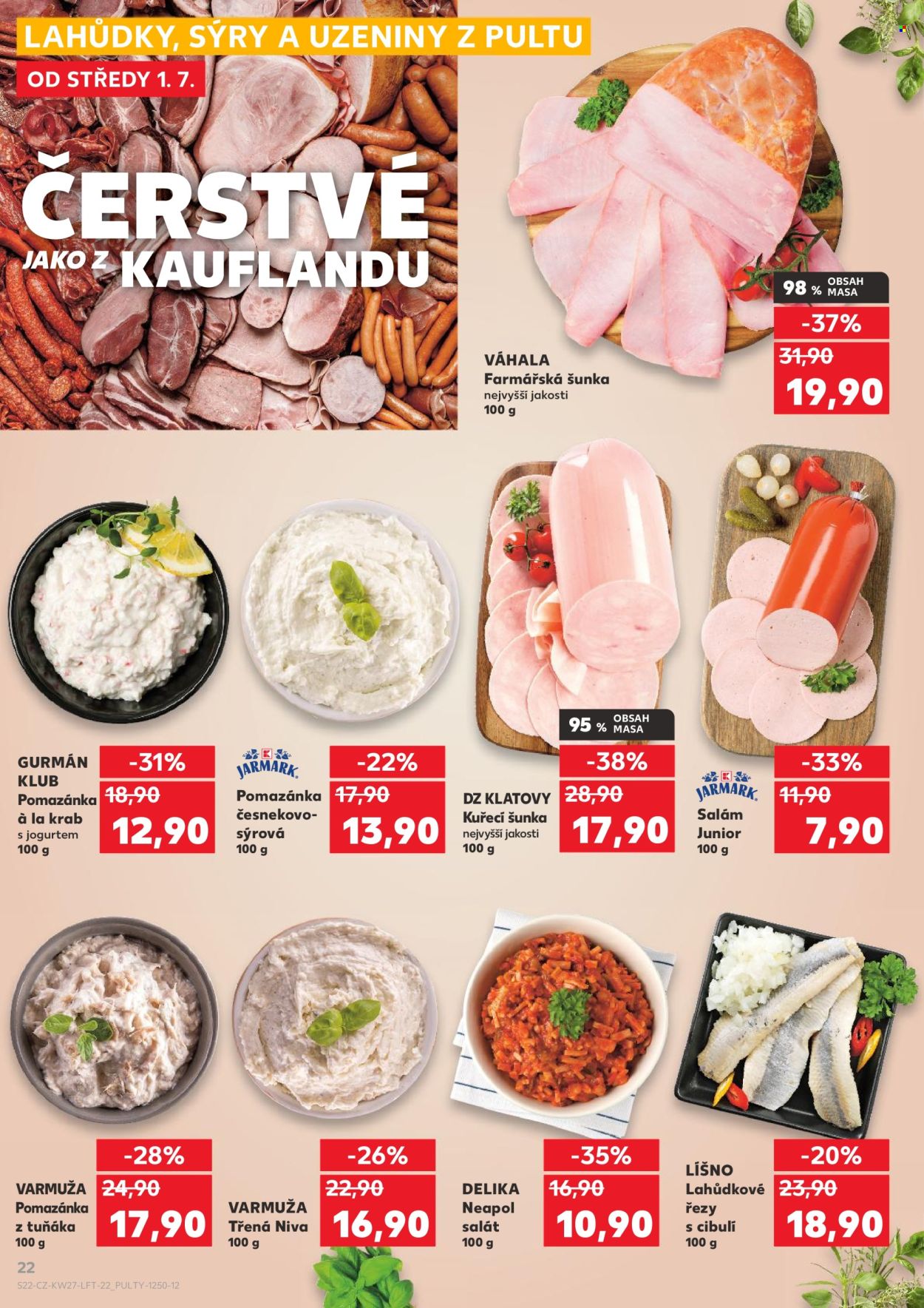 Leták Kaufland - 1. 7. 2026 - 7. 7. 2026. Strana 22