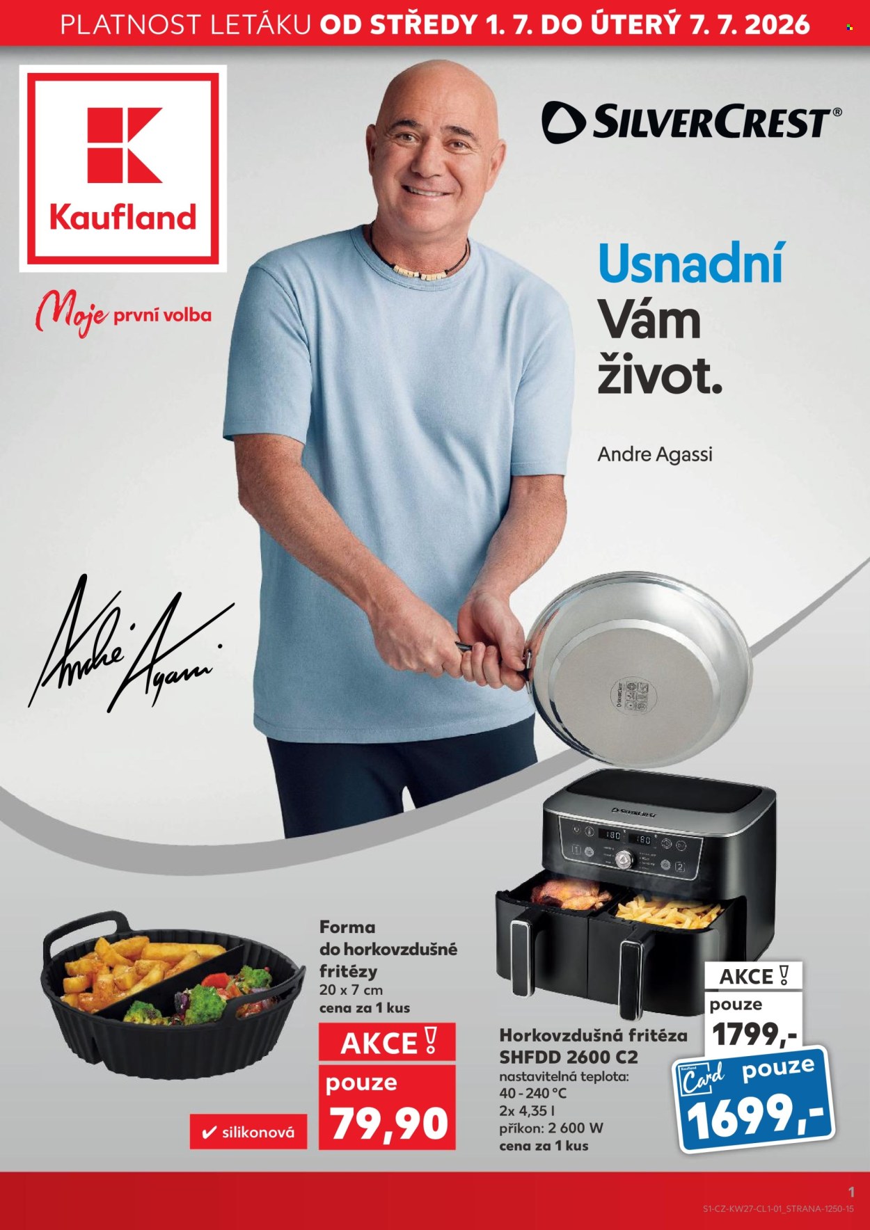 Leták Kaufland - 1. 7. 2026 - 7. 7. 2026. Strana 1