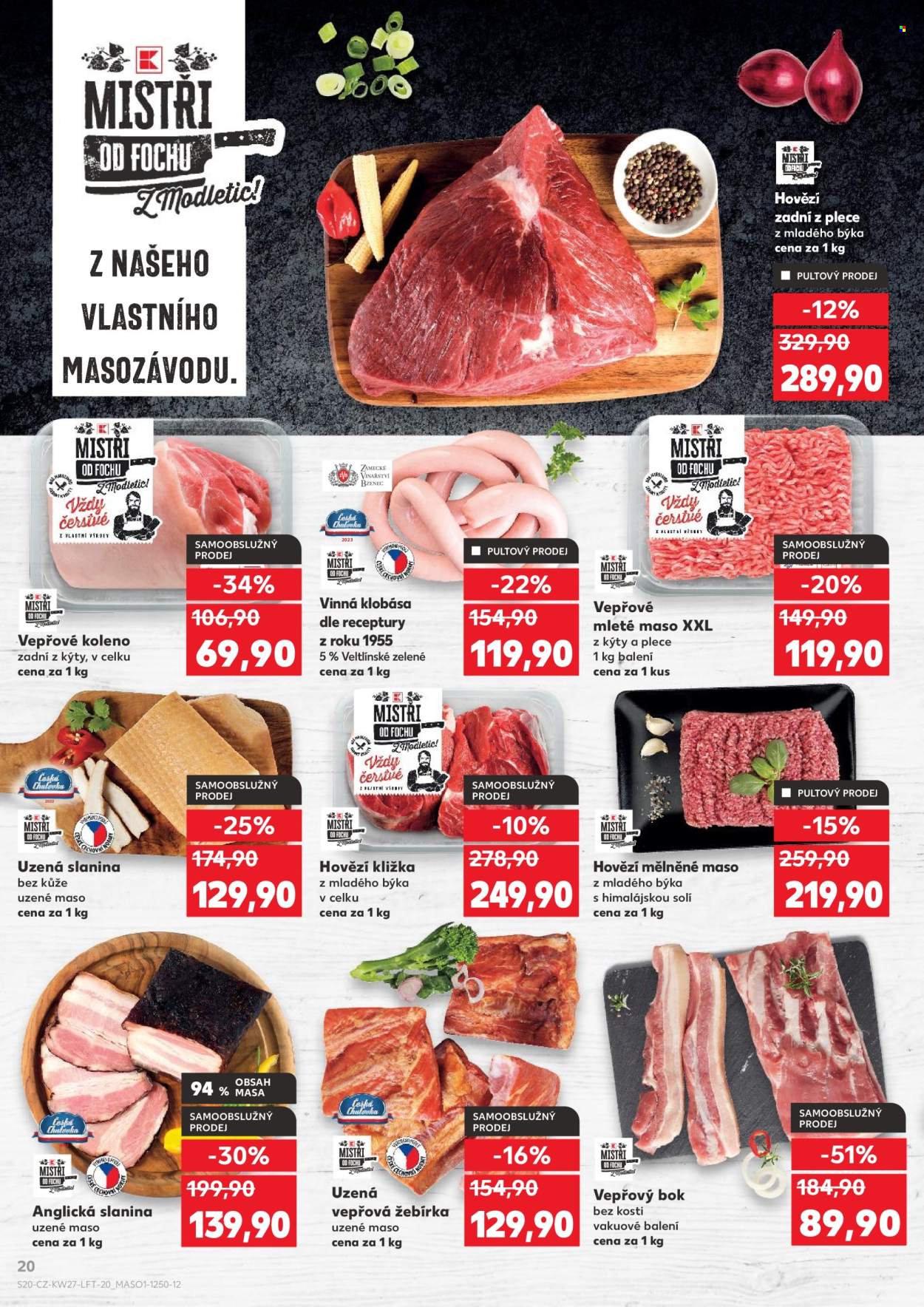 Leták Kaufland - 1. 7. 2026 - 7. 7. 2026. Strana 20