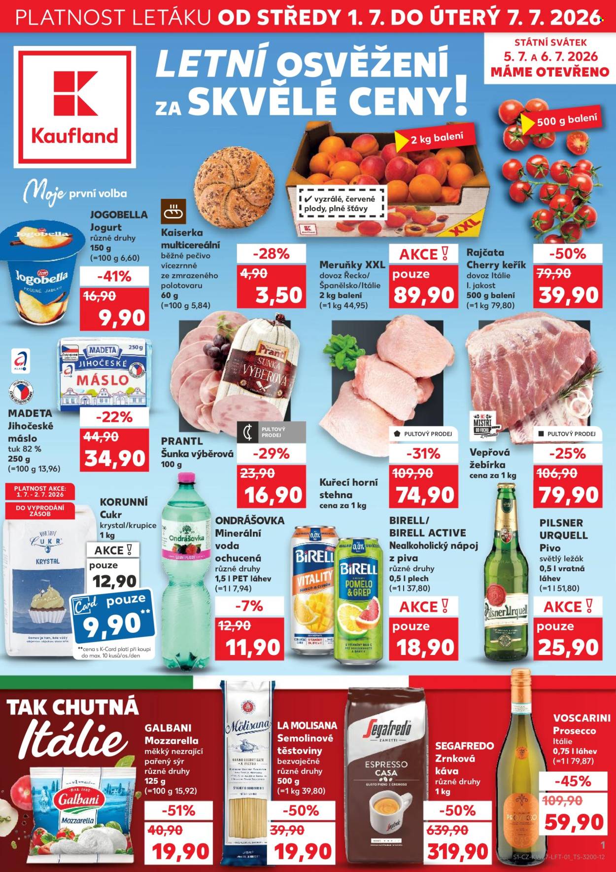 Leták Kaufland - 1. 7. 2026 - 7. 7. 2026. Strana 1