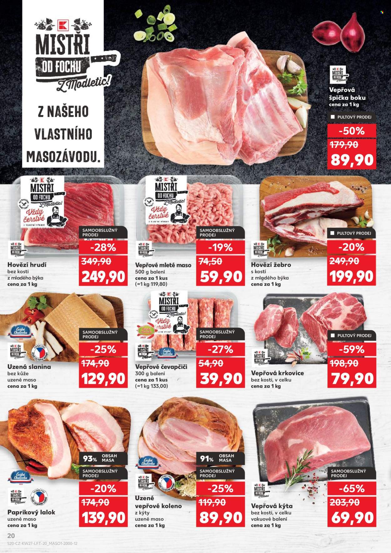 Leták Kaufland - 1. 7. 2026 - 7. 7. 2026. Strana 20