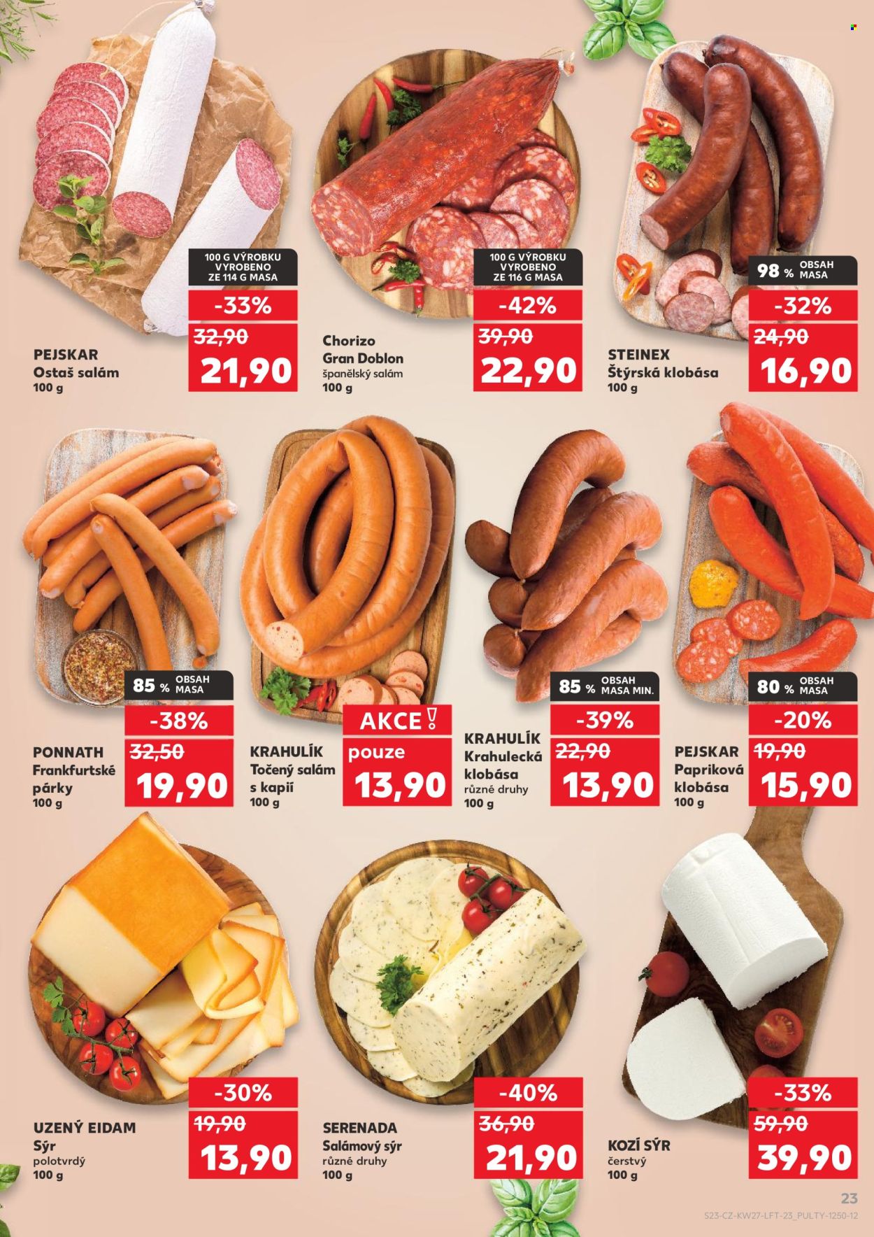 Leták Kaufland - 1. 7. 2026 - 7. 7. 2026. Strana 23