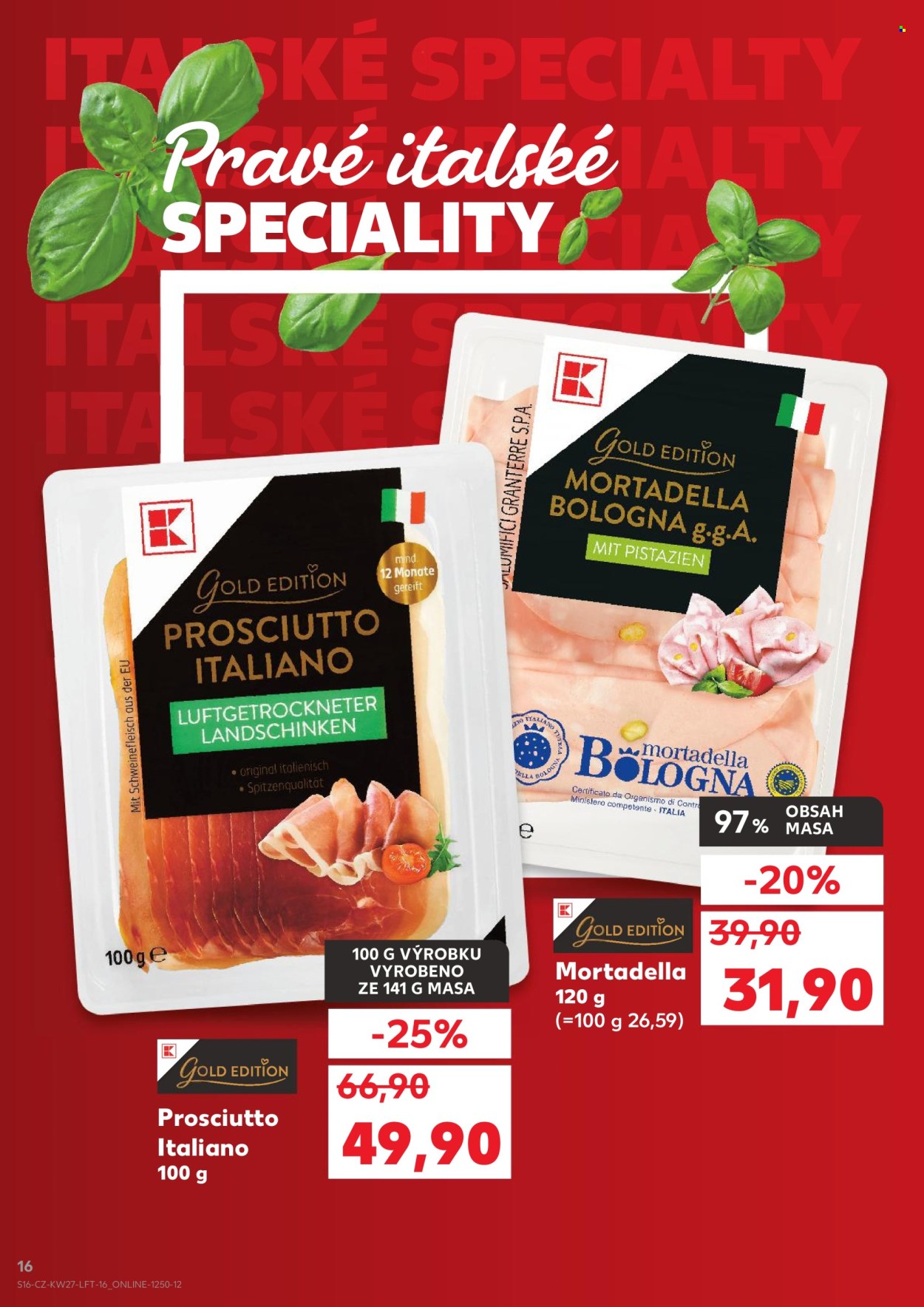 Leták Kaufland - 1. 7. 2026 - 7. 7. 2026. Strana 16