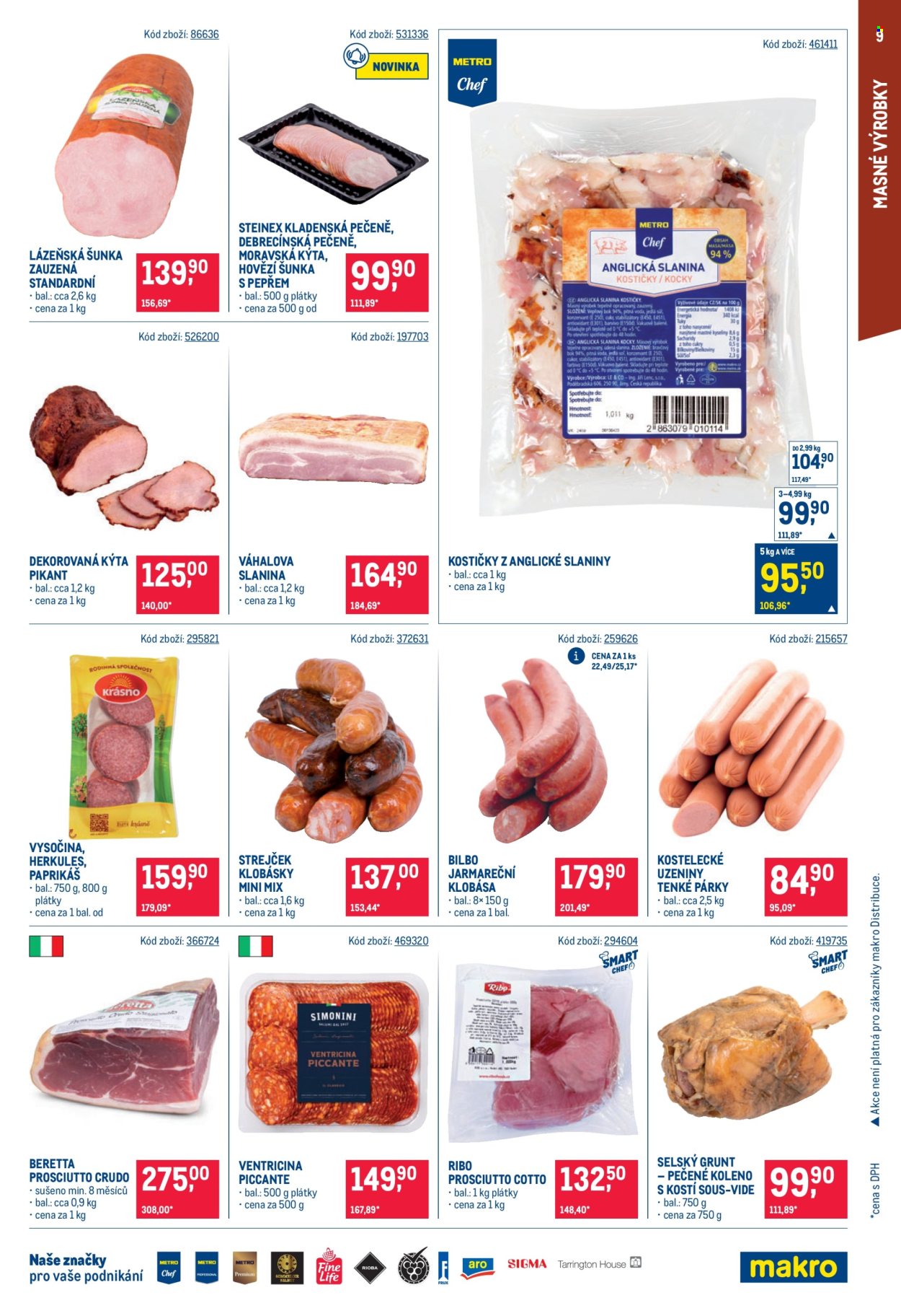 Leták MAKRO - 1. 7. 2026 - 14. 7. 2026. Strana 9