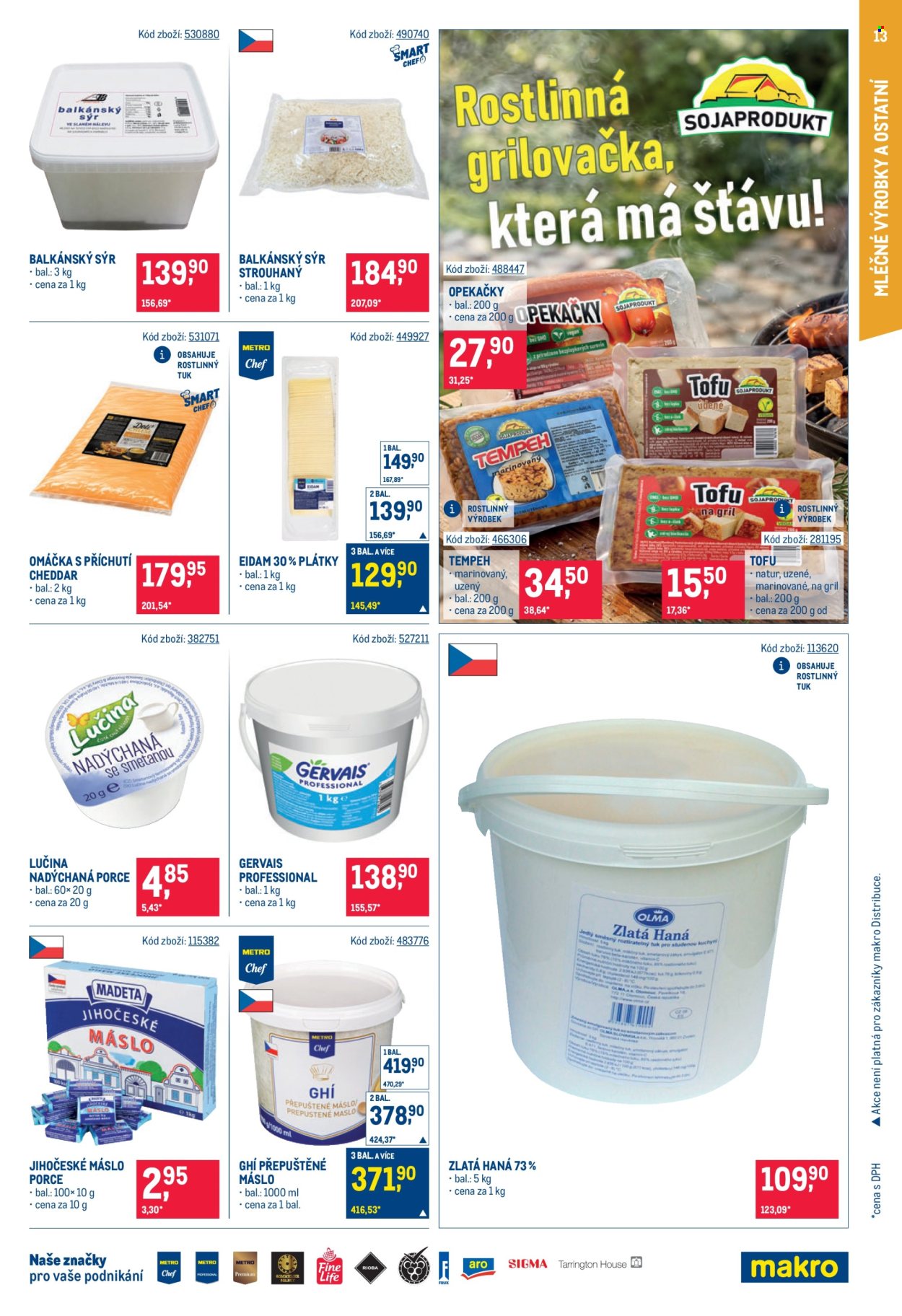 Leták MAKRO - 1. 7. 2026 - 14. 7. 2026. Strana 13