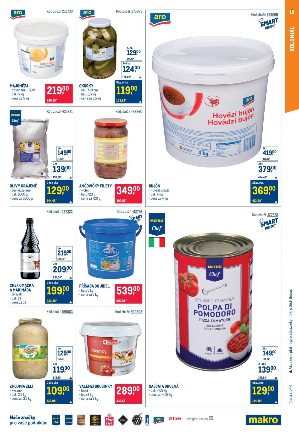 Leták MAKRO - 1. 7. 2026 - 14. 7. 2026. Strana 15