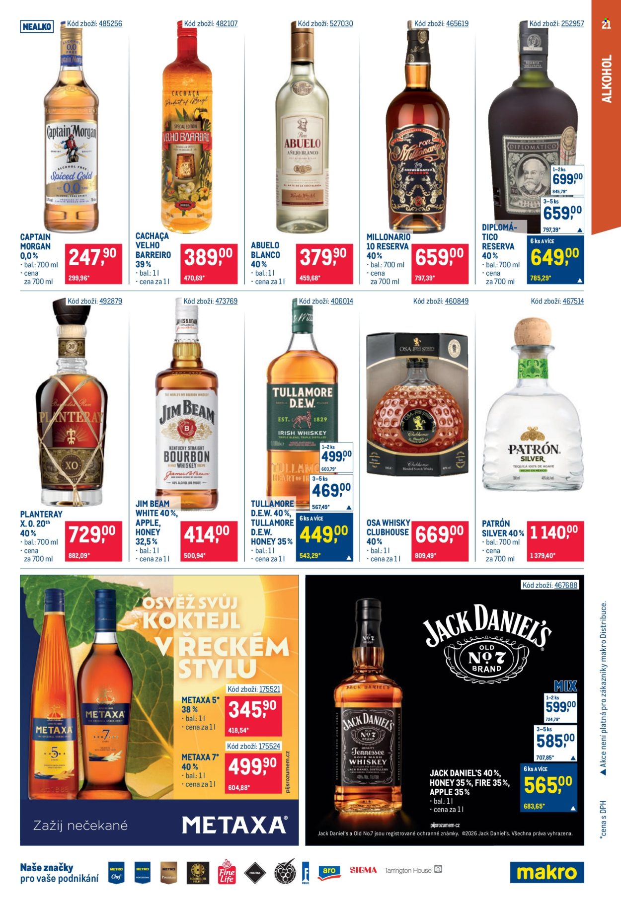 Leták MAKRO - 1. 7. 2026 - 14. 7. 2026. Strana 21