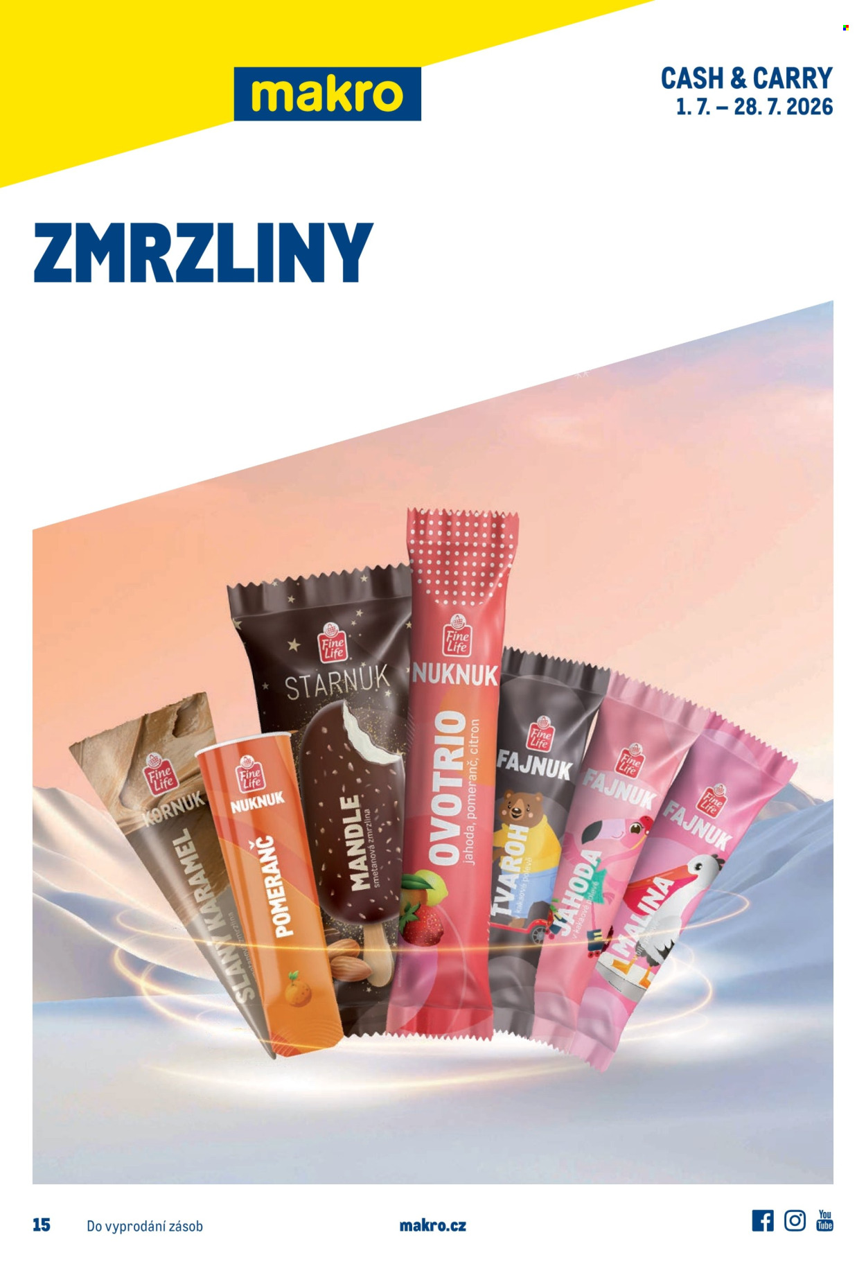 Leták MAKRO - 1. 7. 2026 - 28. 7. 2026. Strana 1