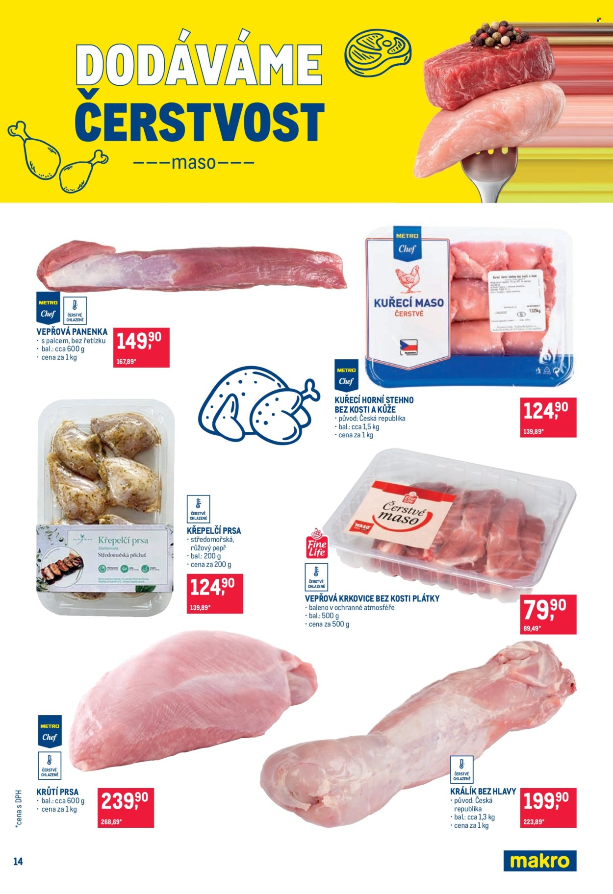 Leták MAKRO - 1. 7. 2026 - 14. 7. 2026. Strana 14