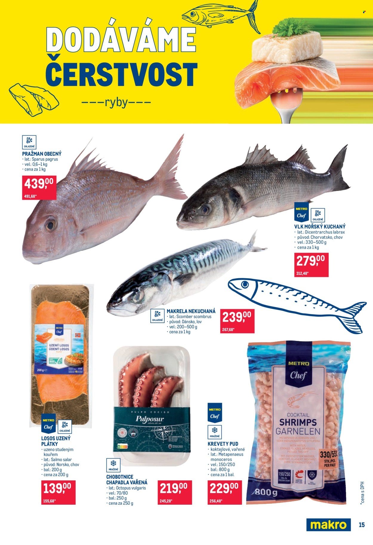 Leták MAKRO - 1. 7. 2026 - 14. 7. 2026. Strana 15