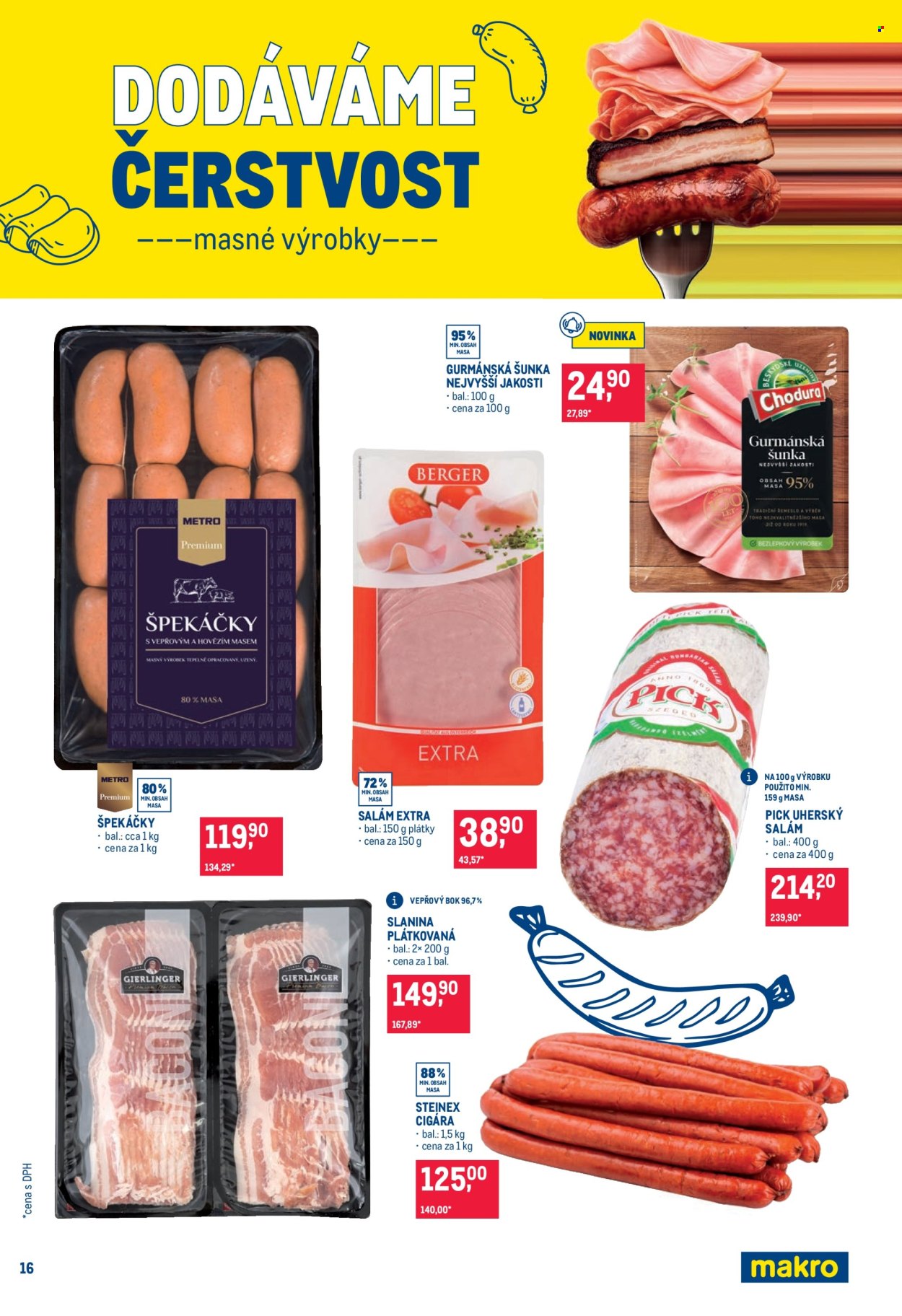 Leták MAKRO - 1. 7. 2026 - 14. 7. 2026. Strana 16