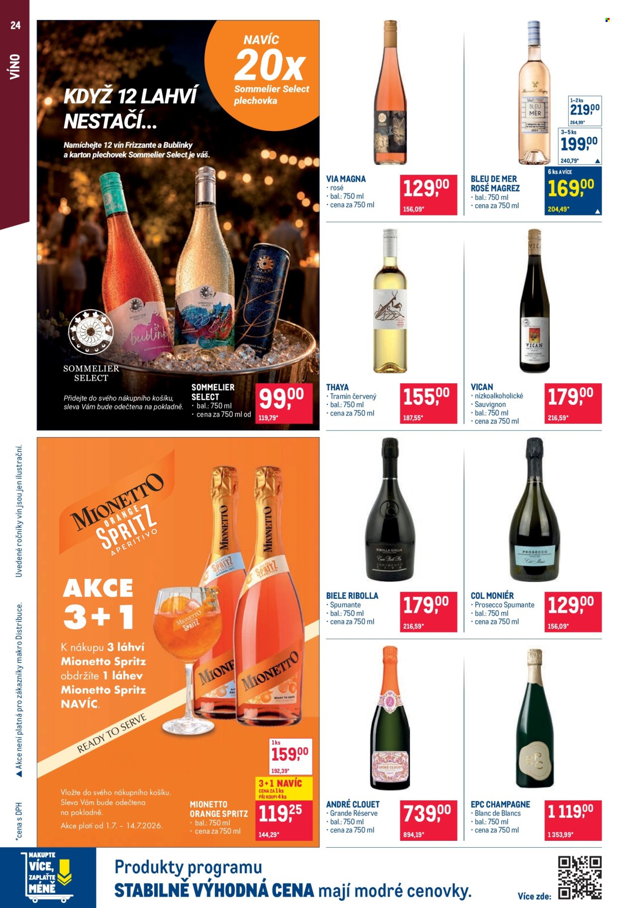 Leták MAKRO - 1. 7. 2026 - 14. 7. 2026. Strana 24