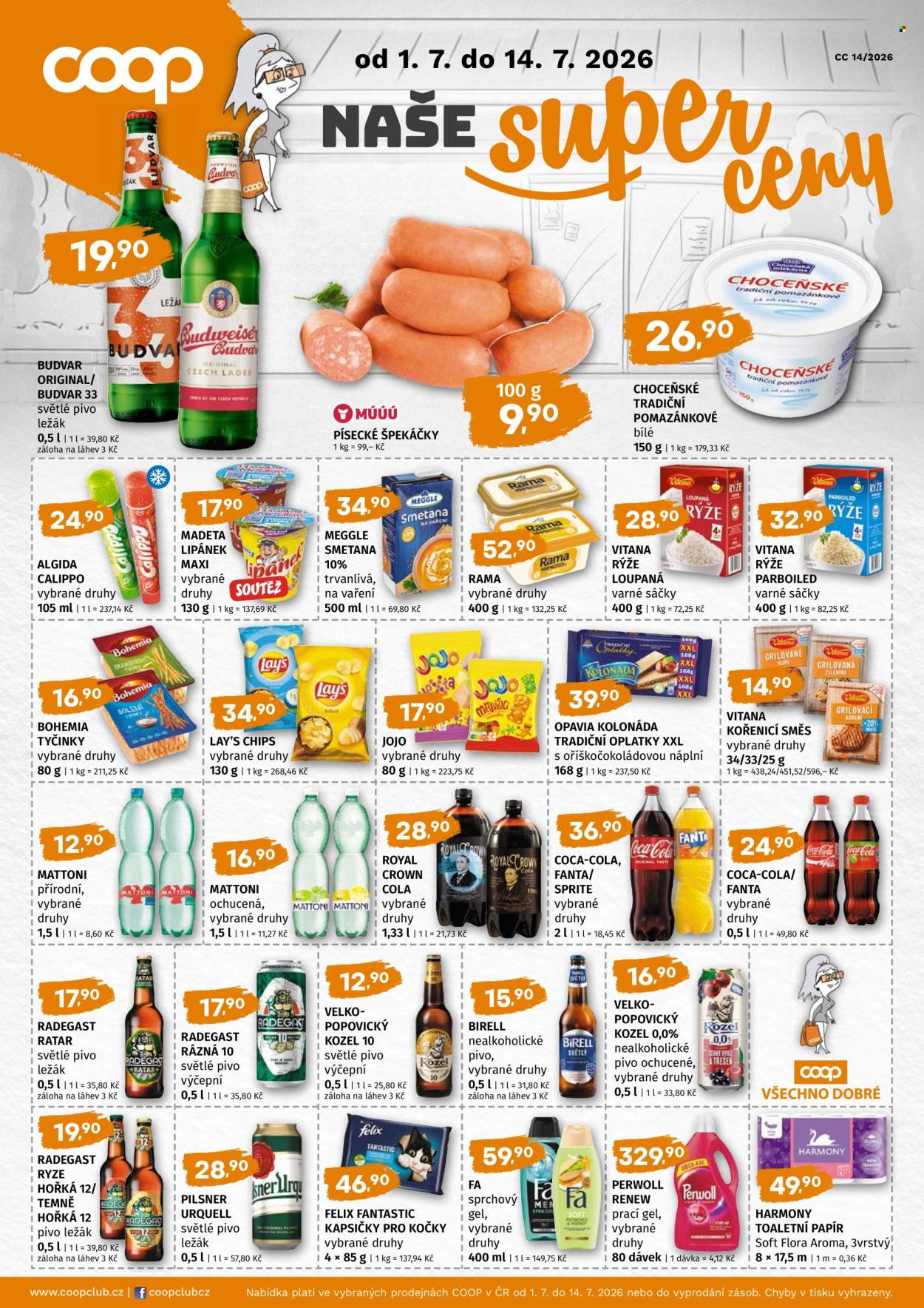 Leták coop TERNO - 1. 7. 2026 - 14. 7. 2026. Strana 1