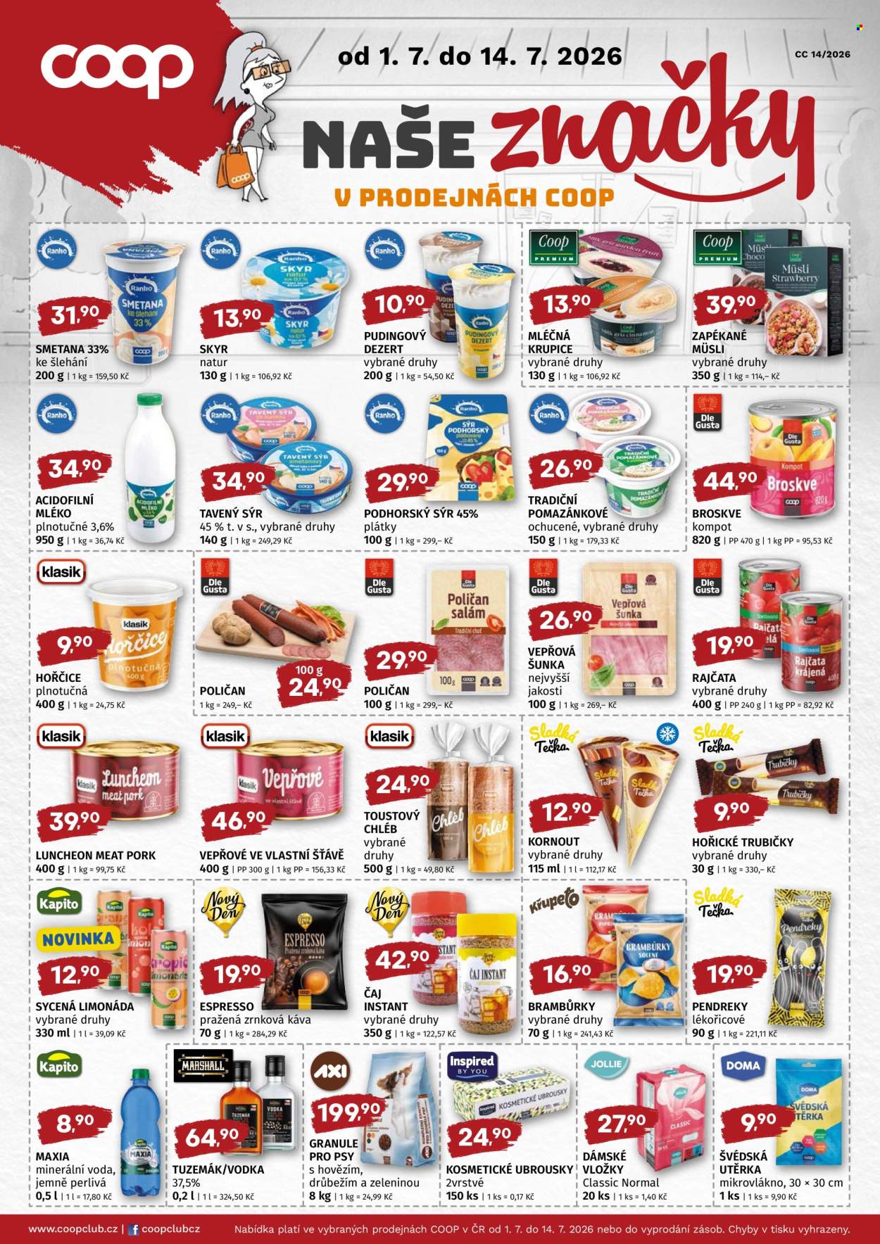 Leták coop TERNO - 1. 7. 2026 - 14. 7. 2026. Strana 2