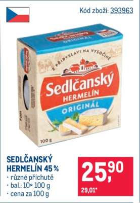 Sedlčanský Hermelín 45 %