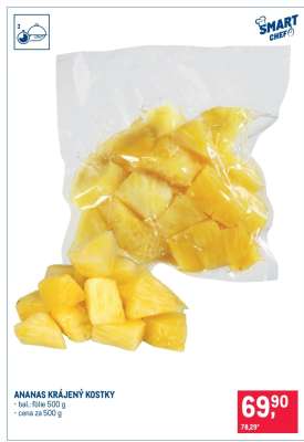 ANANAS KRÁJENÝ KOSTKY