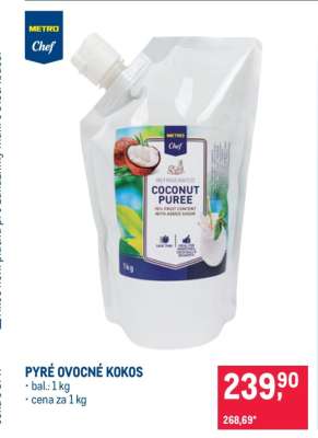 PYRÉ OVOCNÉ KOKOS