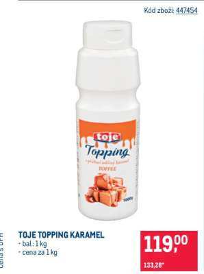 TOJE TOPPING KARAMEL