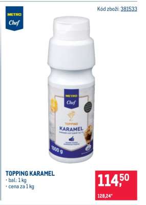 TOPPING KARAMEL
