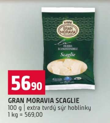 GRAN MORAVIA SCAGLIE