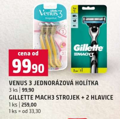 VENUS 3 JEDNORÁZOVÁ HOLÍTKA