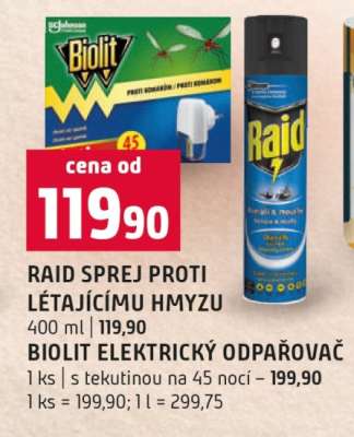 Raid Sprej proti létajícímu hmyzu