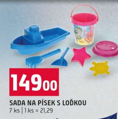 Sada na písek s loďkou