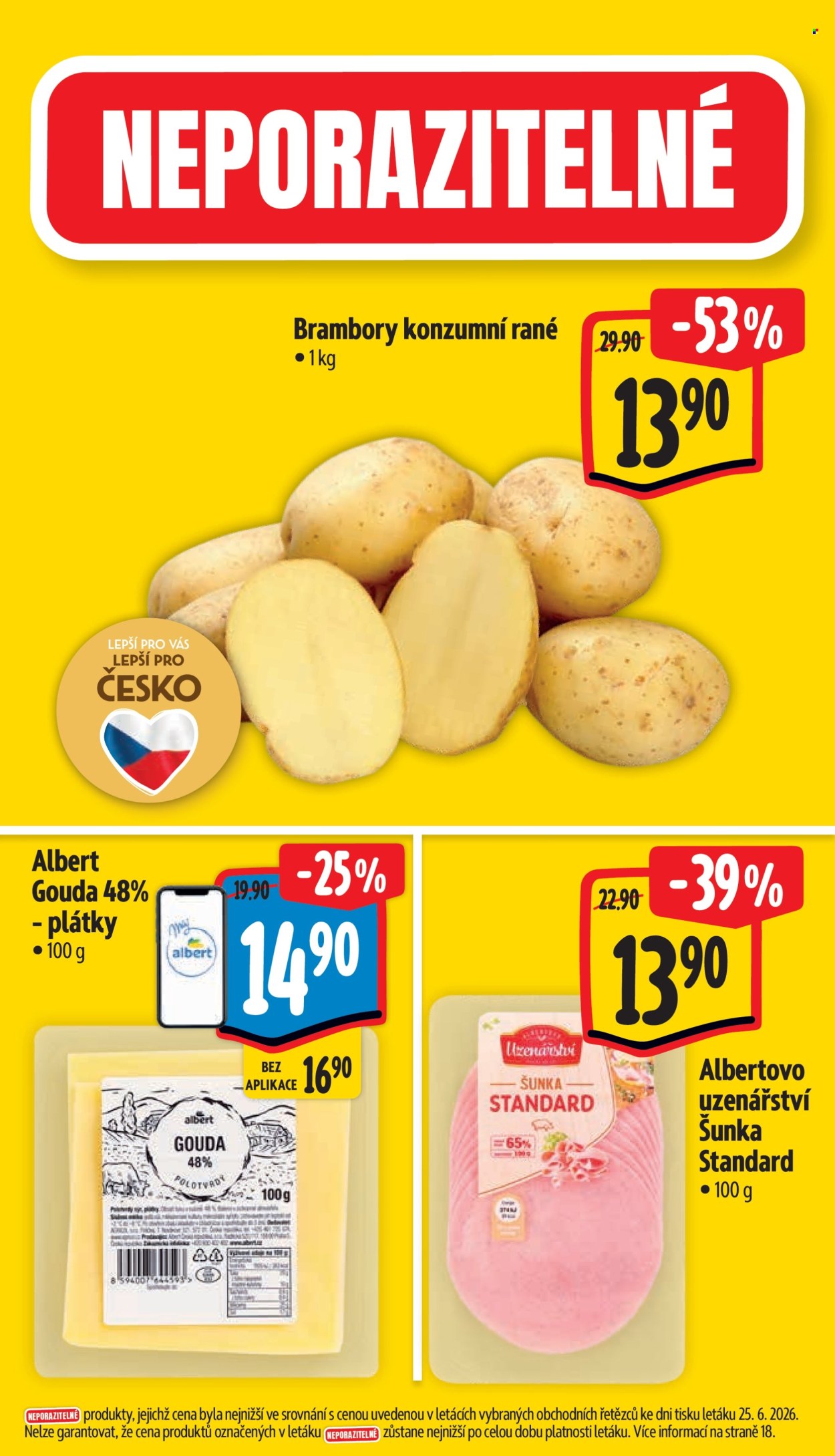 Leták Albert Supermarket - 1. 7. 2026 - 7. 7. 2026. Strana 3