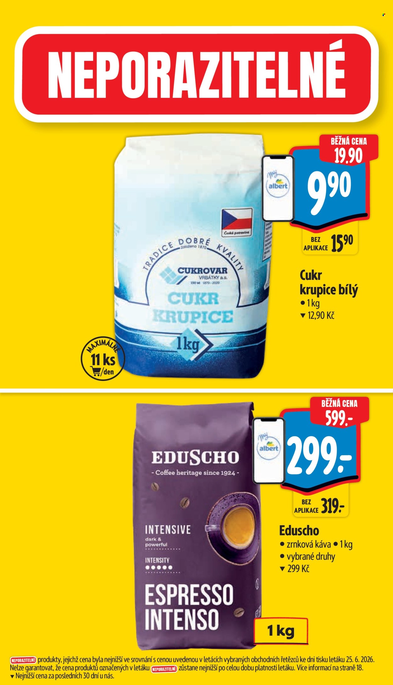 Leták Albert Supermarket - 1. 7. 2026 - 7. 7. 2026. Strana 4