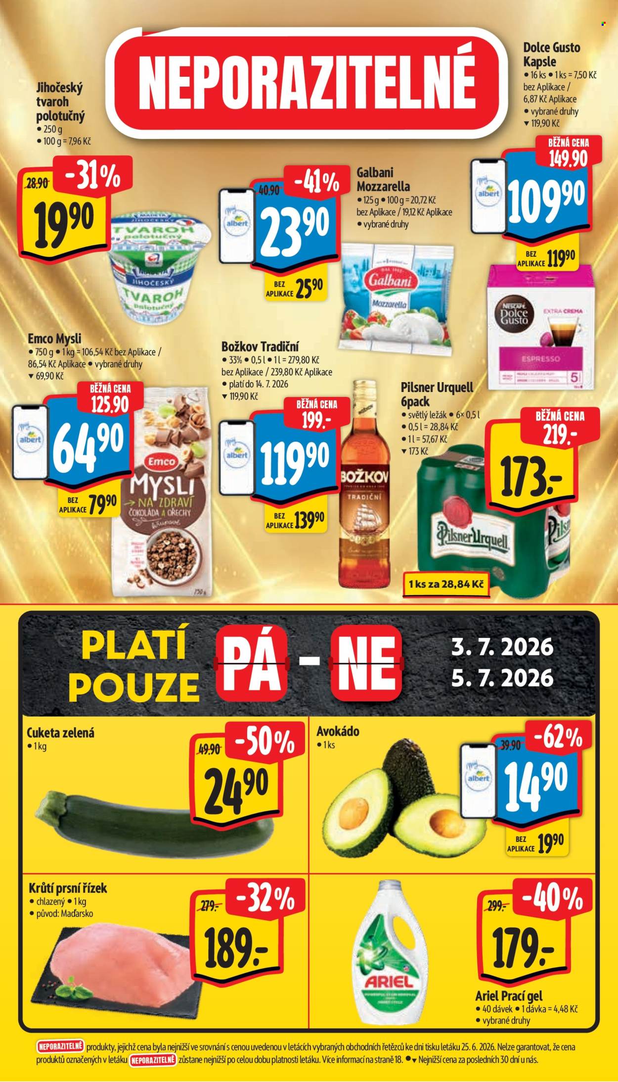 Leták Albert Supermarket - 1. 7. 2026 - 7. 7. 2026. Strana 7