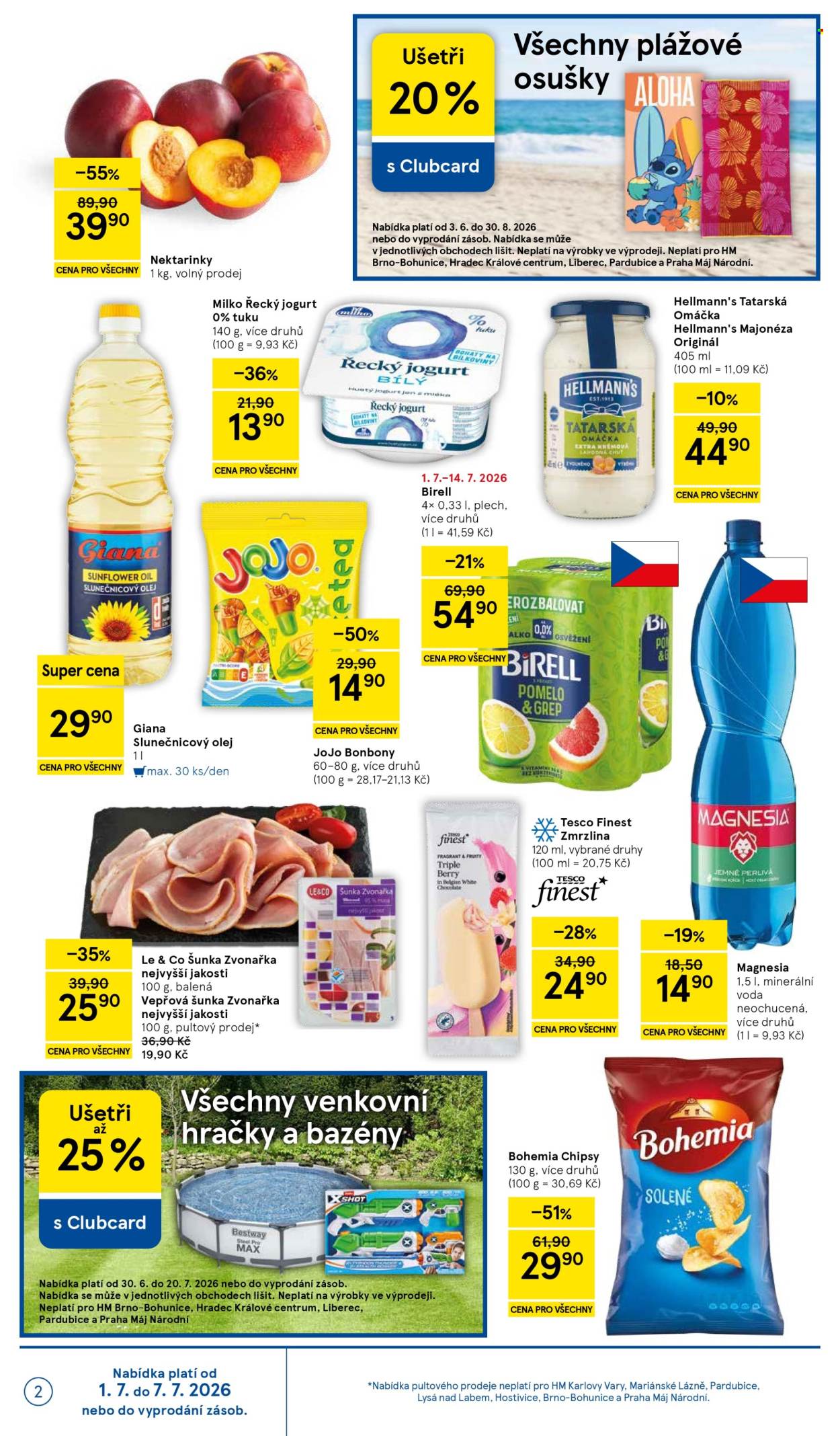 Leták TESCO - 1. 7. 2026 - 7. 7. 2026. Strana 2