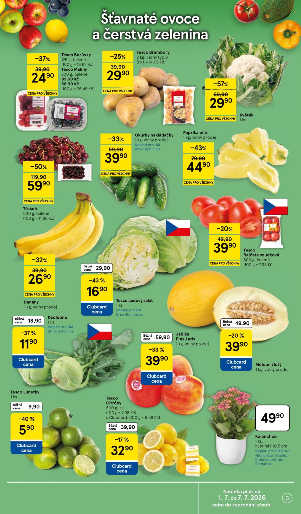 Leták TESCO - 1. 7. 2026 - 7. 7. 2026. Strana 3