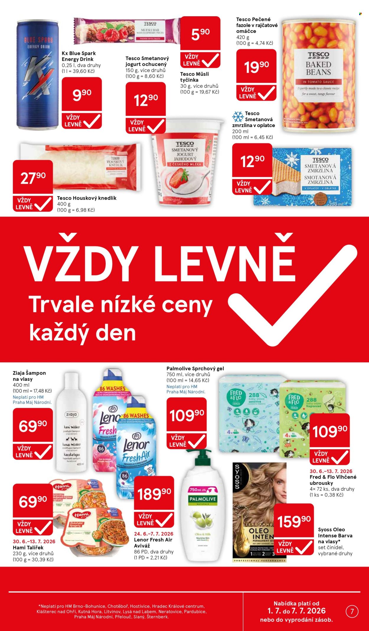 Leták TESCO - 1. 7. 2026 - 7. 7. 2026. Strana 7