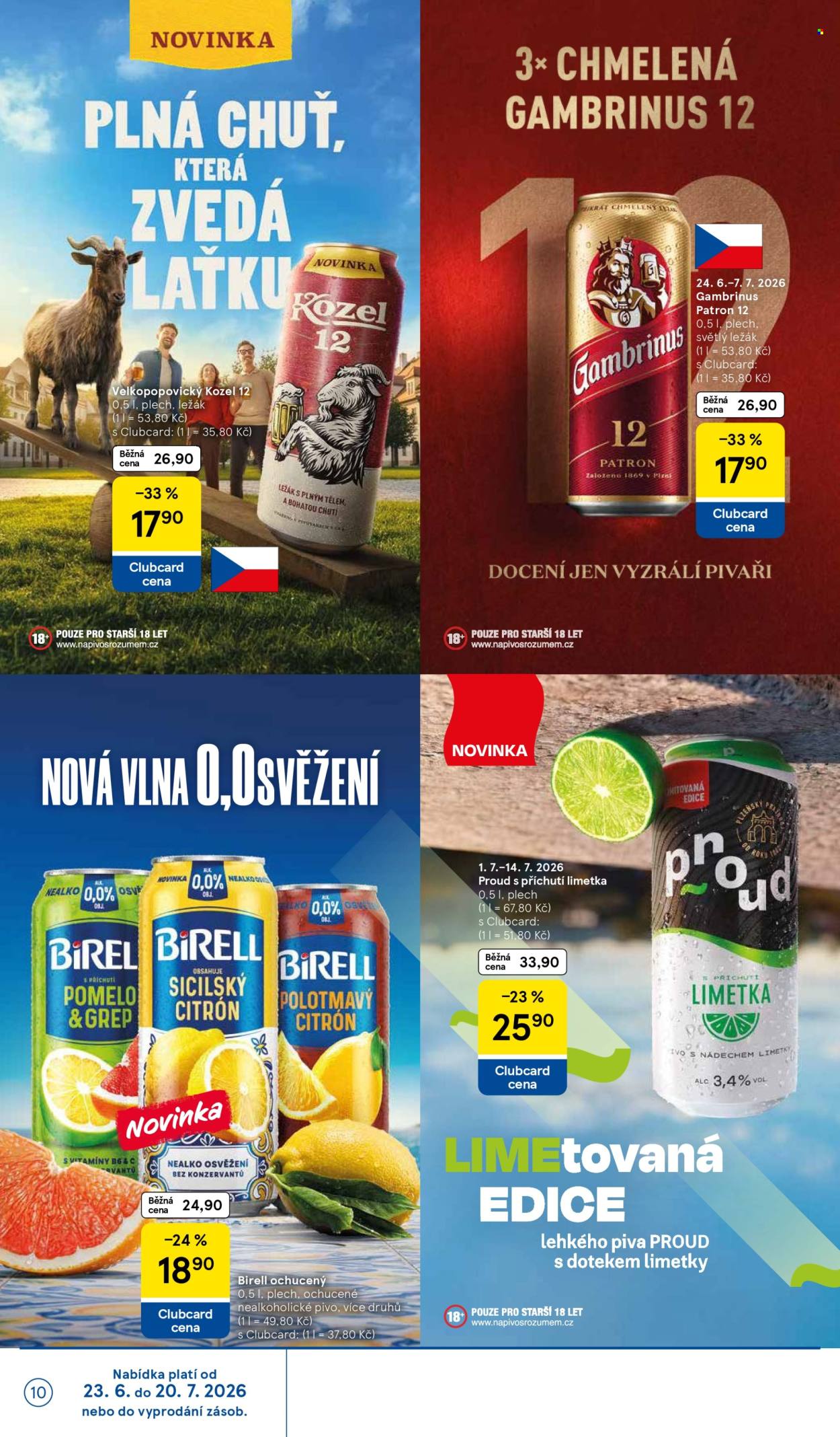 Leták TESCO - 1. 7. 2026 - 7. 7. 2026. Strana 10