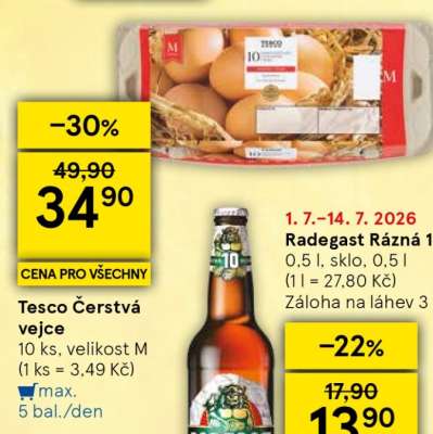 Tesco Čerstvá vejce