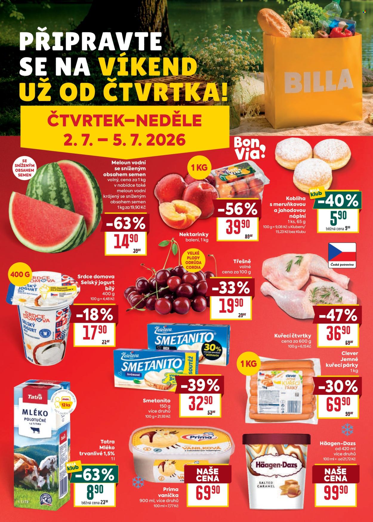 Leták BILLA - 1. 7. 2026 - 7. 7. 2026. Strana 26