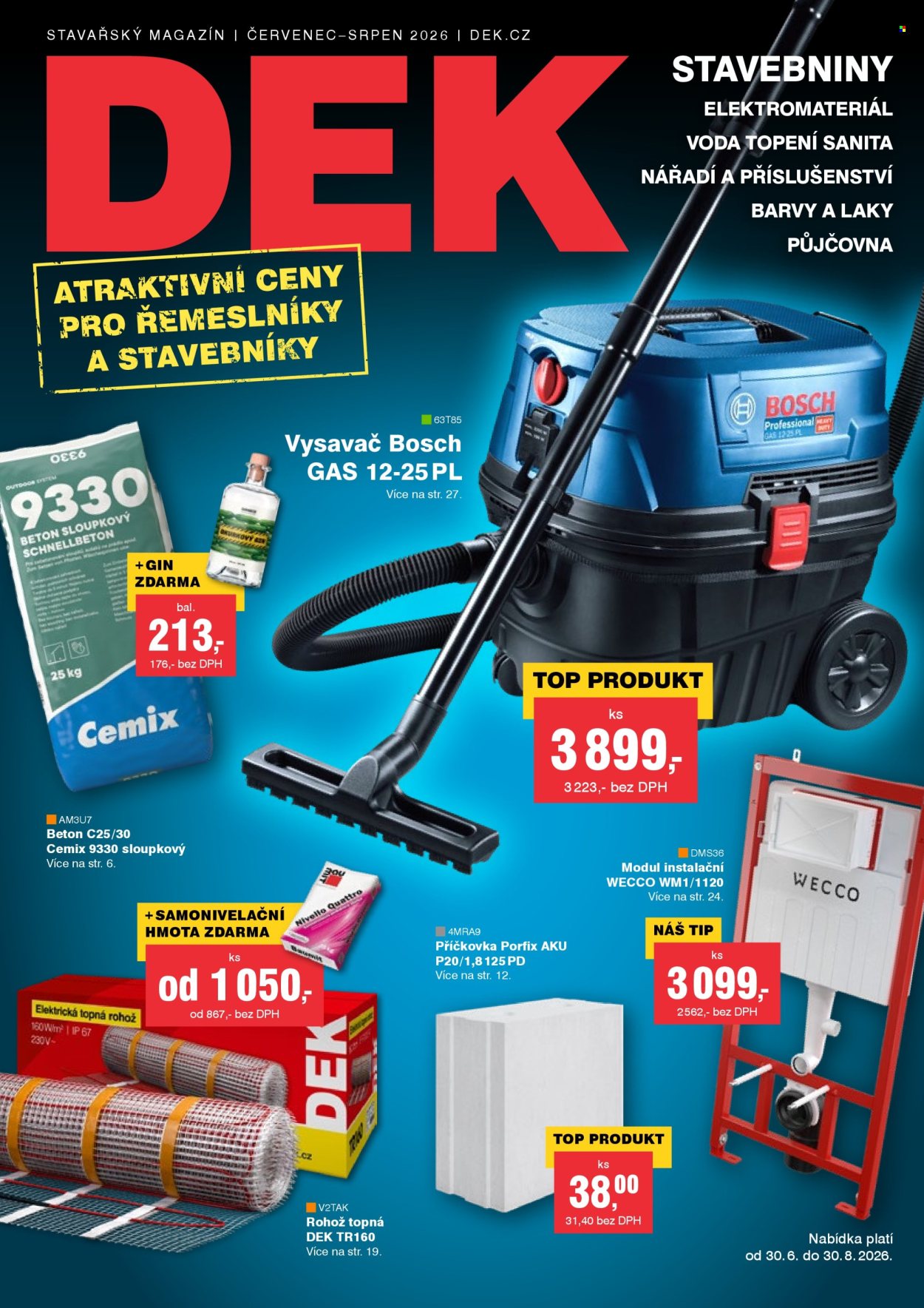 Leták DEK - 30. 6. 2026 - 30. 8. 2026. Strana 1