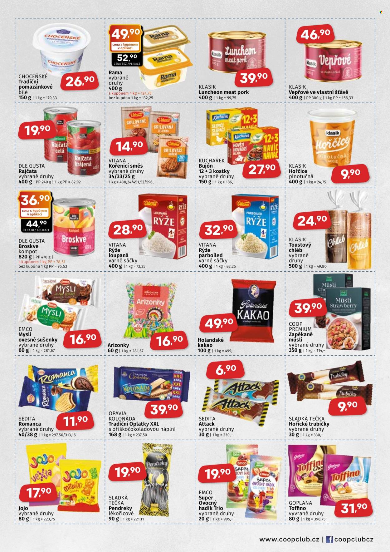 Leták coop JEDNOTA - 1. 7. 2026 - 14. 7. 2026. Strana 3