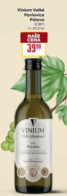 Vinium Velké Pavlovice Pálava
