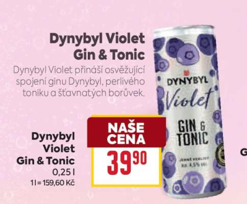 Dynybyl Violet Gin & Tonic