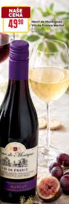Henri de Montignac Vin de France Merlot